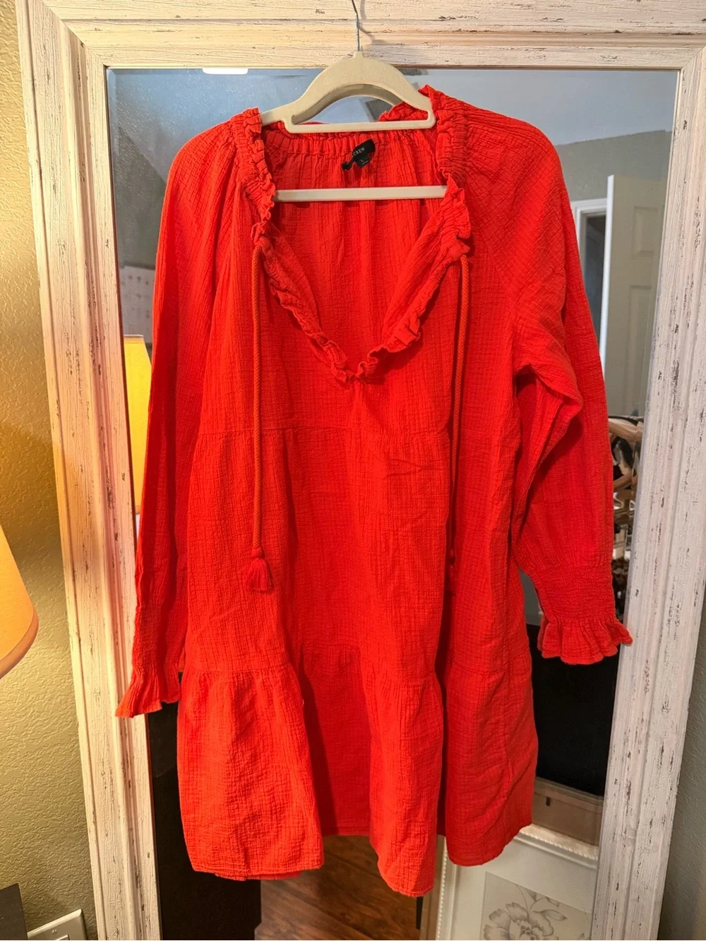 J.Crew Fiery Red Dress